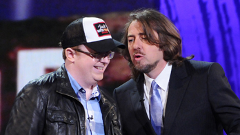 NOEL QUALTER with Jonathan Ross when he appeared on Penn & Teller Fool Us